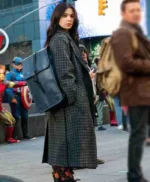 Hailee Steinfeld Hawkeye Black Plaid Coat