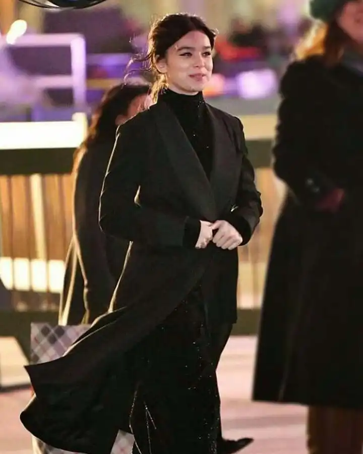 Hailee Steinfeld Hawkeye Kate Bishop Black Coat Hailee Steinfeld Hawkeye Kate Bishop Black Coat