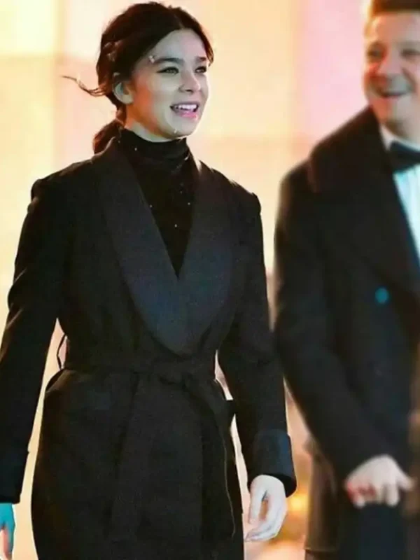 Hailee Steinfeld Hawkeye Kate Bishop Black Coat