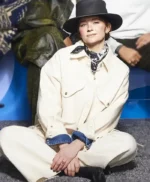 Haley Bennett Magazine Dreams 2023 Cotton Off-White Jacket