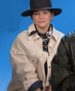 Haley Bennett Magazine Dreams 2023 Cotton Off-White Jacket