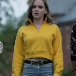 Hallea Jones Locke and Key S1 E9 Yellow Cropped Jacket