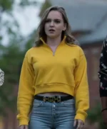 Hallea Jones Locke and Key S1 E9 Yellow Cropped Jacket