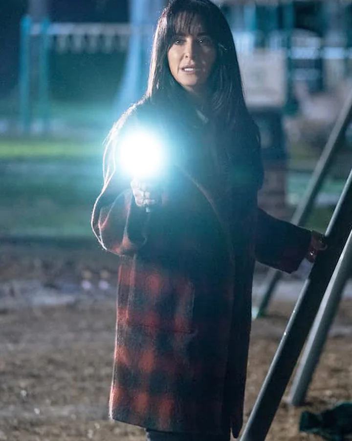Halloween Kills Lindsey Long Plaid Coat Halloween Kills Lindsey Long Plaid Coat