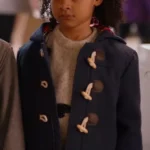 Happiest Season Matilda Navy Blue Hooded Coat
