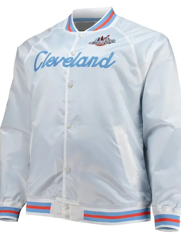 Hardwood Classics 1997 All-Star Game White Satin Jacket