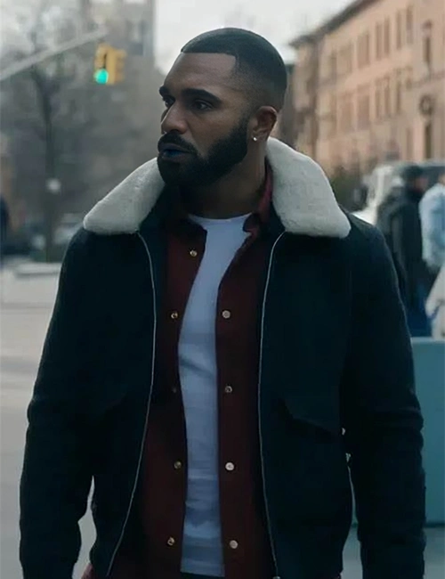 Harlem Ian Walker Black Fur Jacket Harlem Ian Walker Black Fur Jacket