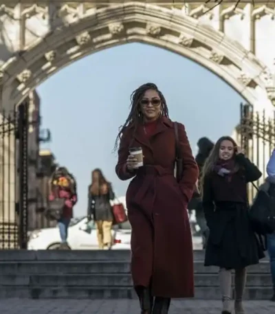 Harlem Meagan Good Brown Wool Coat