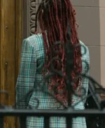 Harlem Meagan Good Plaid Blazer