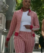 Harlem S02 Jerrie Johnson Red and White Tracksuit