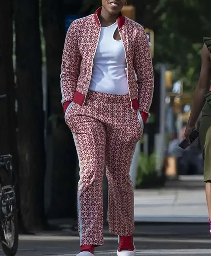 Harlem S02 Jerrie Johnson Red and White Tracksuit Harlem S02 Jerrie Johnson Red and White Tracksuit