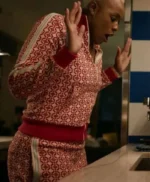 Harlem S02 Jerrie Johnson Red and White Tracksuit
