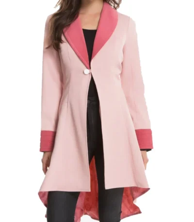 Harry Potter Fantastic Beasts Queenie Goldstein Long Pink Coat