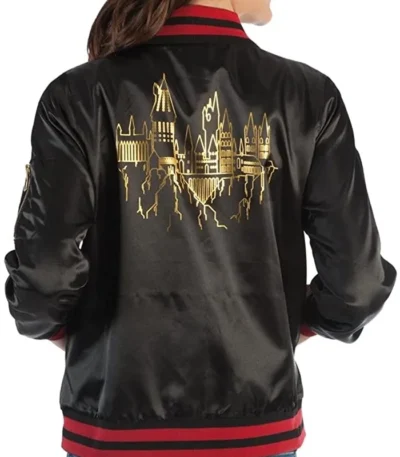 Harry Potter Juniors Black Bomber Jacket