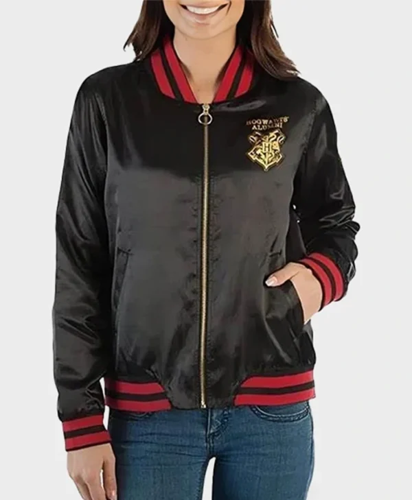 Harry Potter Juniors Black Bomber Jacket