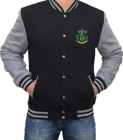 Harry Potter Slytherin Varsity Bomber Jacket