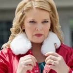 Haul Out The Holly Lit Up Melissa Peterman Satin Bomber Jacket