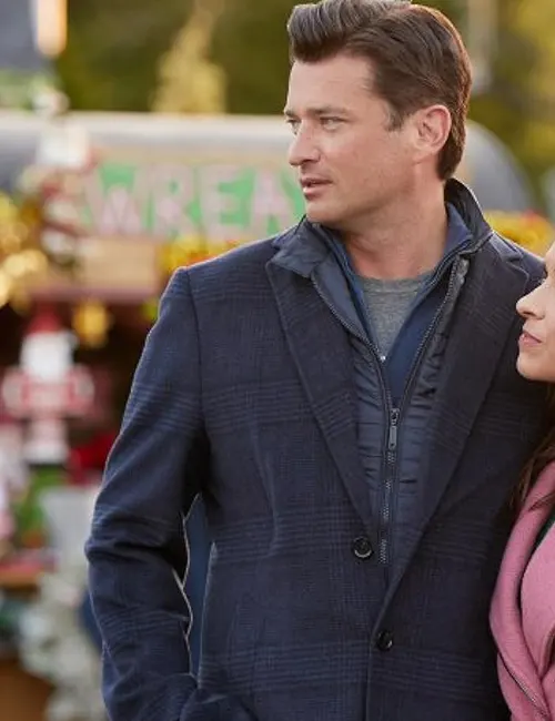 Haul out the Holly: Lit Up Jared Blue Long Coat Haul out the Holly: Lit Up Jared Blue Long Coat