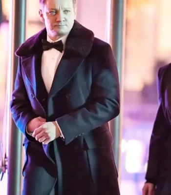 Hawkeye Clint Barton Black Long Trench Coat