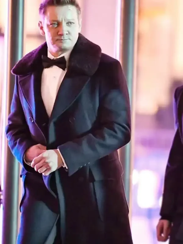 Hawkeye Clint Barton Black Long Trench Coat