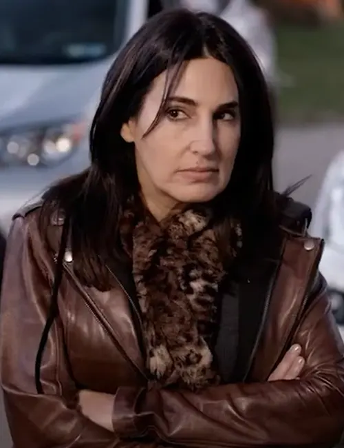 Hayride To Hell Geena Brown Leather Jacket Hayride To Hell Geena Brown Leather Jacket
