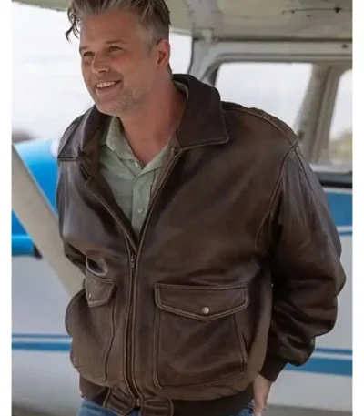 Heartland Kerry James Brown Leather Jacket