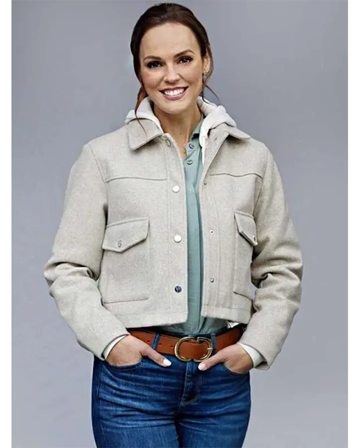 Hearts In The Game 2023 Erin Cahill Wool Jacket Hearts In The Game 2023 Erin Cahill Wool Jacket