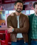 Hearts In The Game Marco Grazzini Brown Bomber Jacket