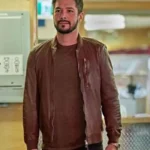 Hearts In The Game Marco Grazzini Brown Bomber Jacket