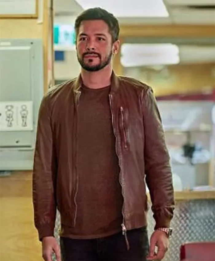 Hearts In The Game Marco Grazzini Brown Bomber Jacket Hearts In The Game Marco Grazzini Brown Bomber Jacket