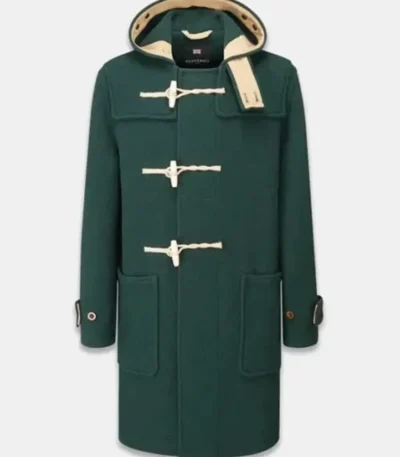 Heartstopper Charlie Spring Green Duffle Coat