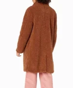 Heartstopper Elle Argent Brown Teddy Coat