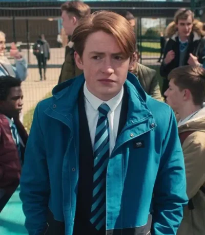 Heartstopper Nick Nelson Blue Hooded Jacket