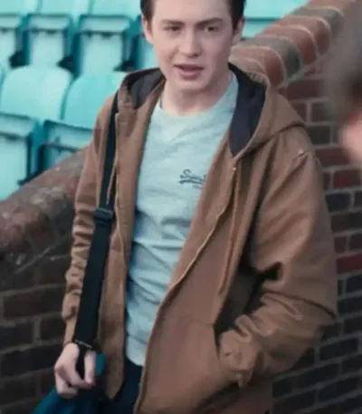 Heartstopper Nick Nelson Brown Cotton Jacket