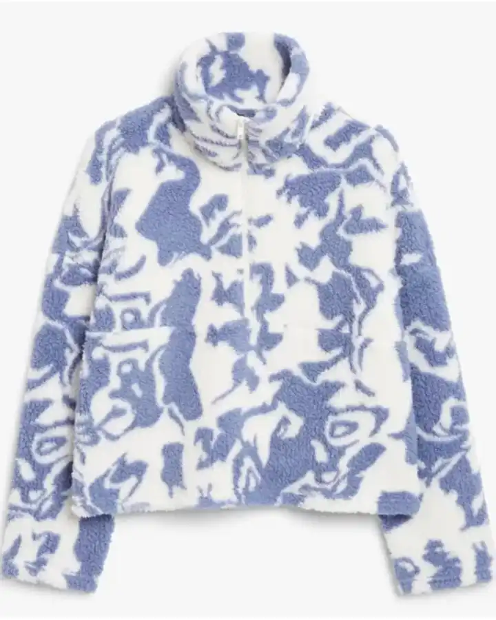 Heartstopper Tara Jones Blue and White Jacket Heartstopper Tara Jones Blue and White Jacket