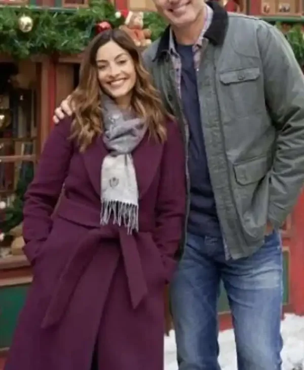 Mystery on Mistletoe Lane 2023 Erica Cerra Wool Coat