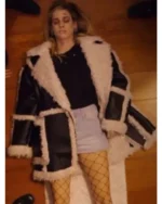 Helen Movie Helen’s Dead 2023 Shearling Fur Leather Coat