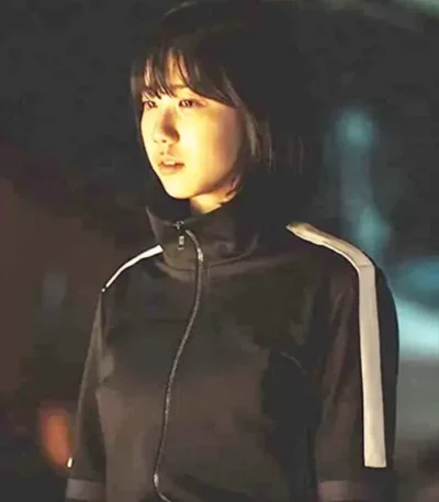 Hellbound Jin Hee-Jeong Black Cotton Track Jacket