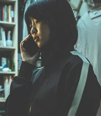 Hellbound Jin Hee-Jeong Black Cotton Track Jacket