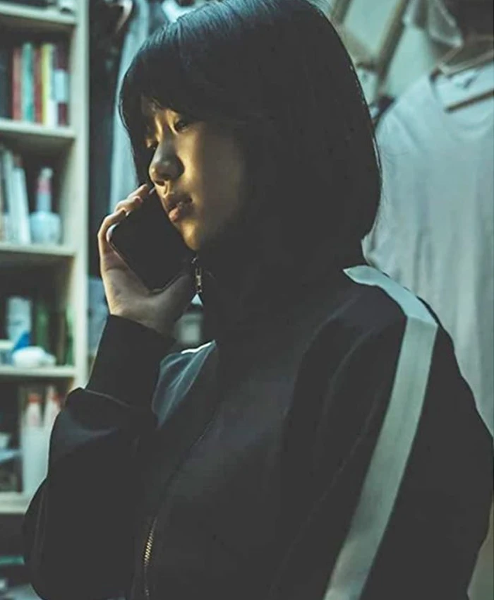 Hellbound Jin Hee-Jeong Black Cotton Track Jacket Hellbound Jin Hee-Jeong Black Cotton Track Jacket
