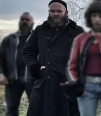 Helsinki Money Heist Black Long Pea Coat