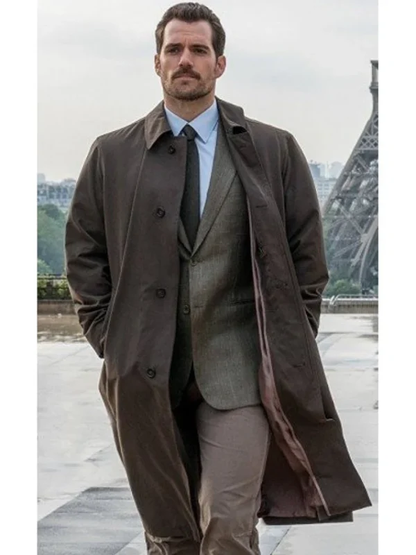 Henry Cavill Mission Impossible Fallout Trench Coat