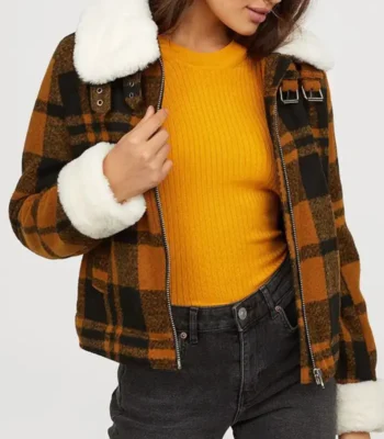 High School Musical Nini Sherpa Plaid Jacket