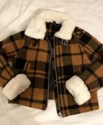 High School Musical Nini Sherpa Plaid Jacket