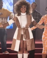 High School Musical S04 Kourtney Leather Coat