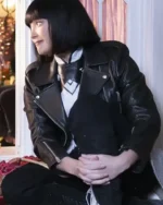 High School Musical S04 Maddox Black Biker Jacket