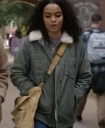 Hocus Pocus 2 Becca Fur Collar Jacket