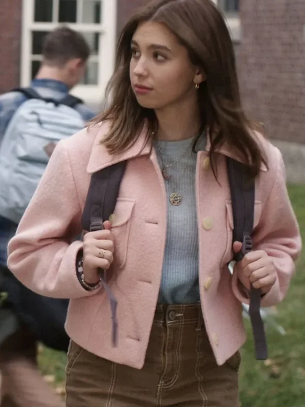 Hocus Pocus 2 Cassie Light Pink Jacket