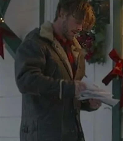 Holiday Twist 2023 Lars Slind Brown Shearling Jacket