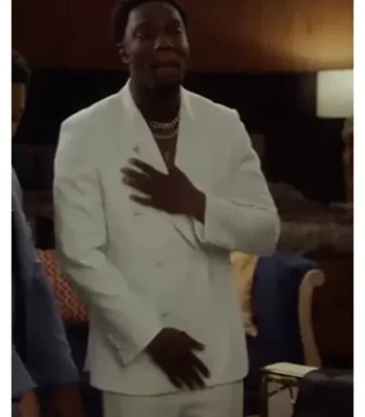 House Party Tosin Cole White Suit